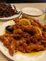 Honey Beef and Lemon Chicken