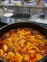 ma po tofu vo 麻婆豆腐煲 with pork mince